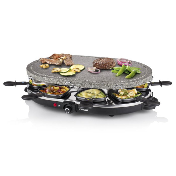 Princess Stone 8 Oval Parrilla y Raclette 162720 1200W 43x30cm